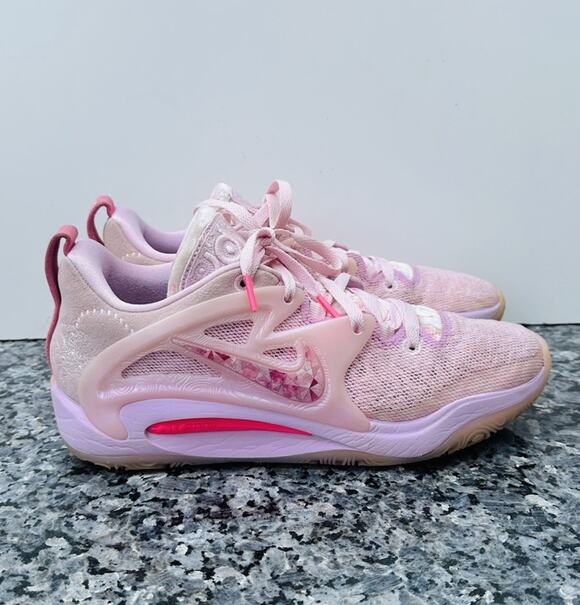 Nike KD 15 Aunt Pearl NRG Low Top Pink Basketball Sneakers Men’s SZ 9 DQ3851-600 main image 14